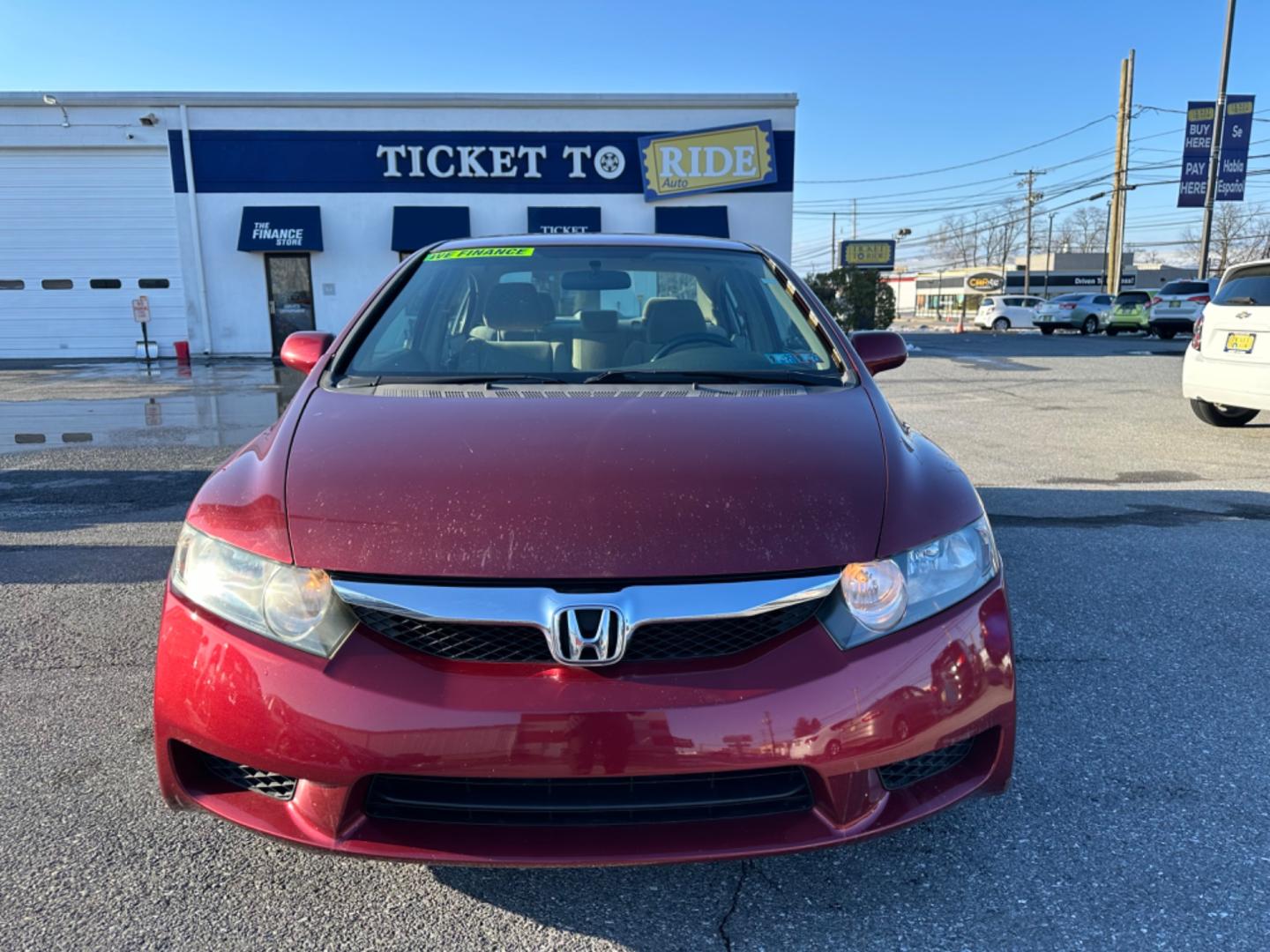 2011 RED Honda Civic LX Sedan 5-Speed AT (19XFA1F5XBE) with an 1.8L L4 SOHC 16V engine, 5-Speed Automatic transmission, located at 1254 Manheim Pike, Lancaster, PA, 17601, (717) 393-9133, 40.062870, -76.323273 - Photo#1